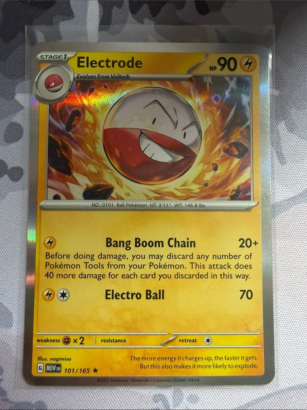 Voltorb Electrode Reverse Holo Evolution Pokémon Card Lot TCG Pokemon 151 ✨5/$25